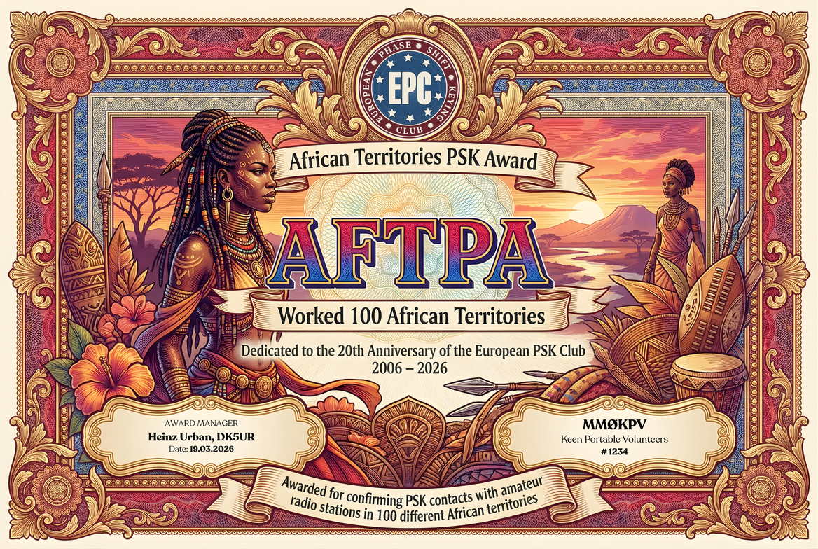 AFTPA award for 100 African territories