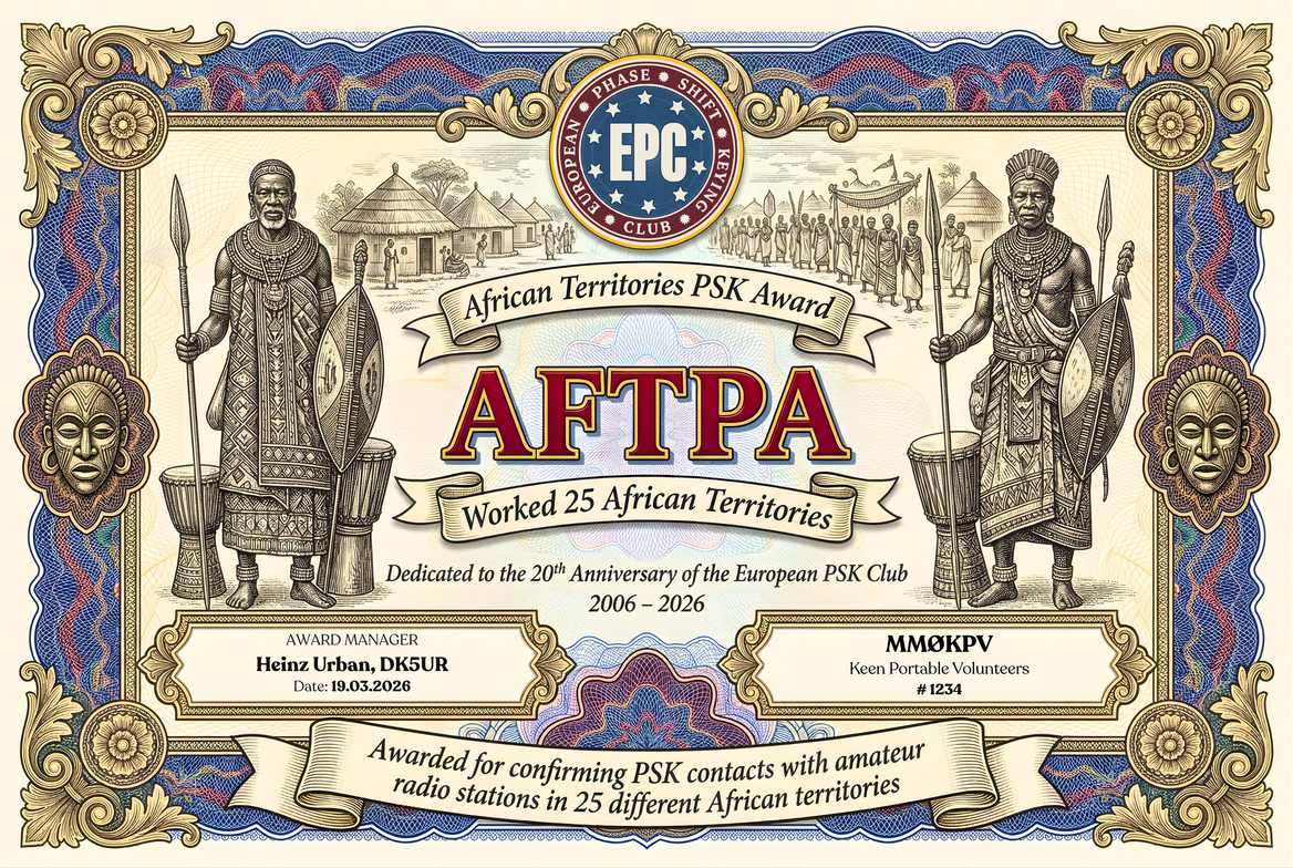 AFTPA award for 25 African territories
