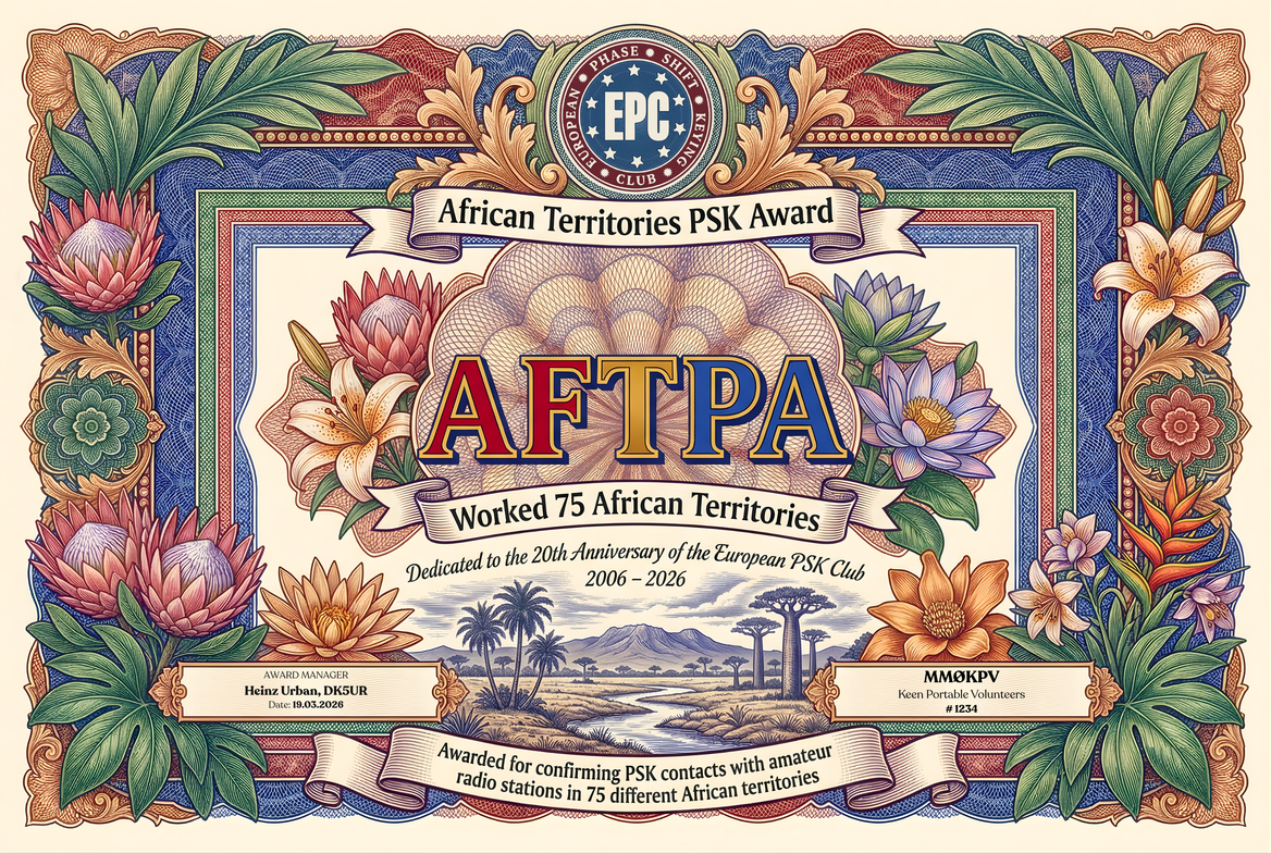 AFTPA award for 75 African territories