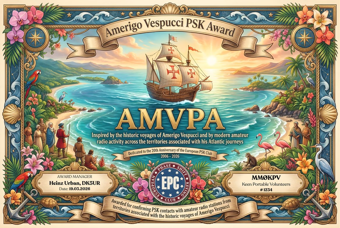 Amerigo Vespucci PSK Award artwork