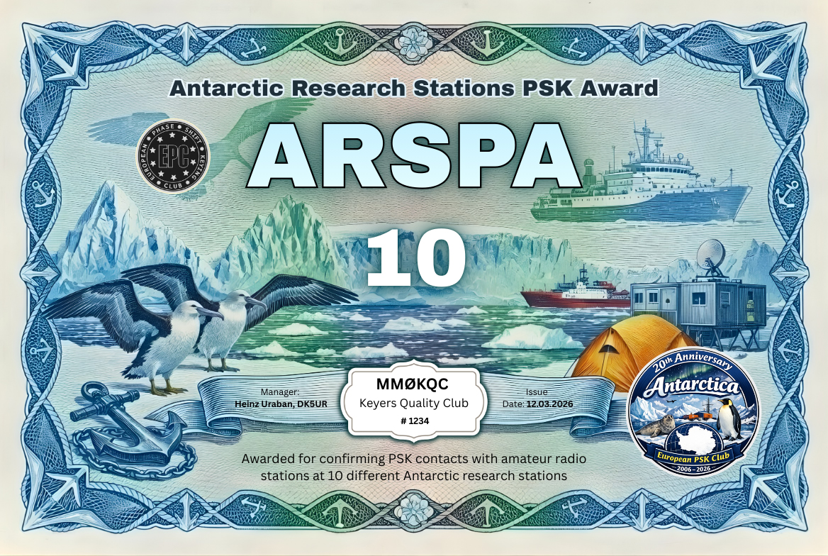 ARSPA 10 certificate design