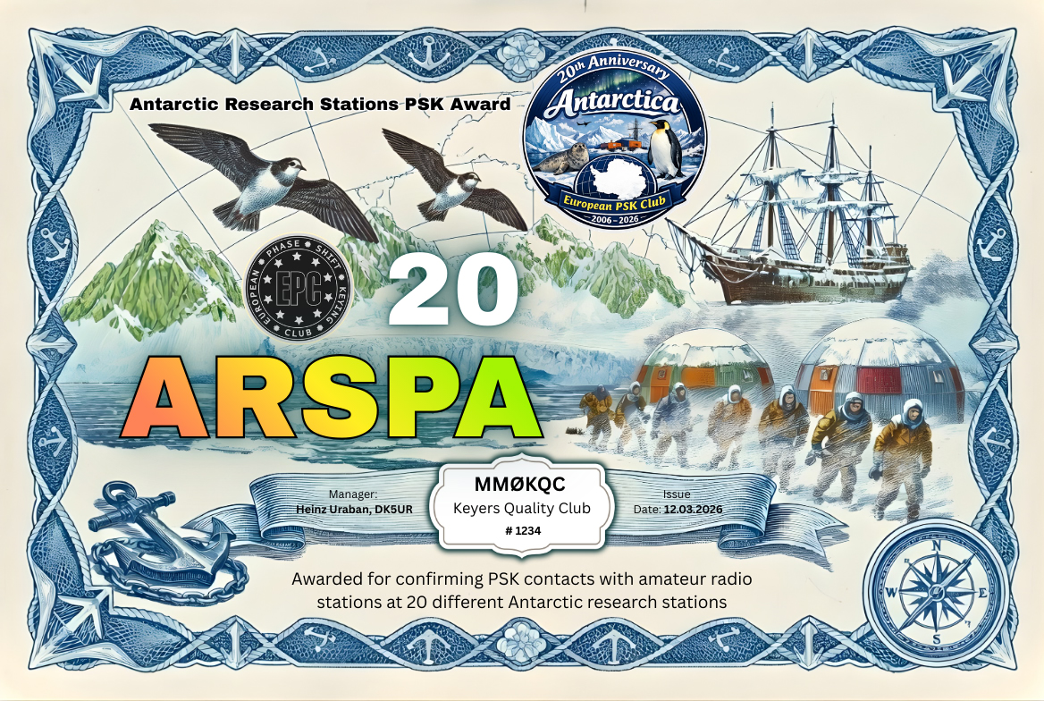 ARSPA 20 certificate design