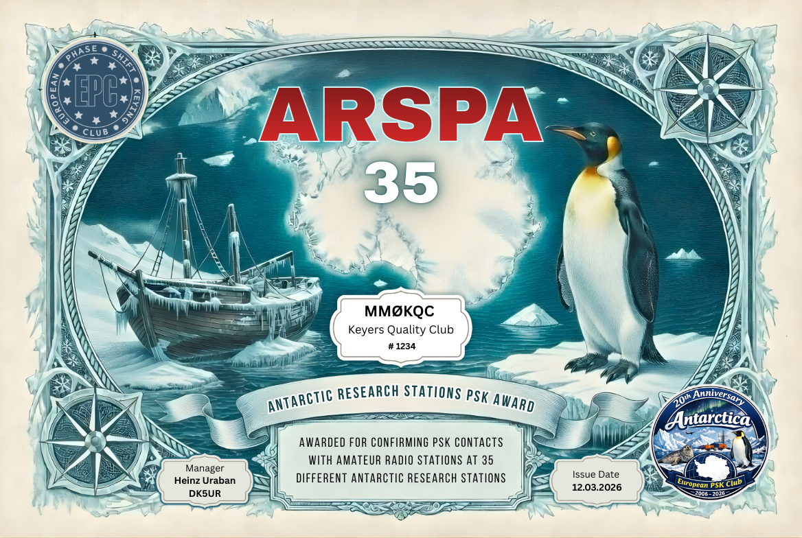 ARSPA 35 certificate design