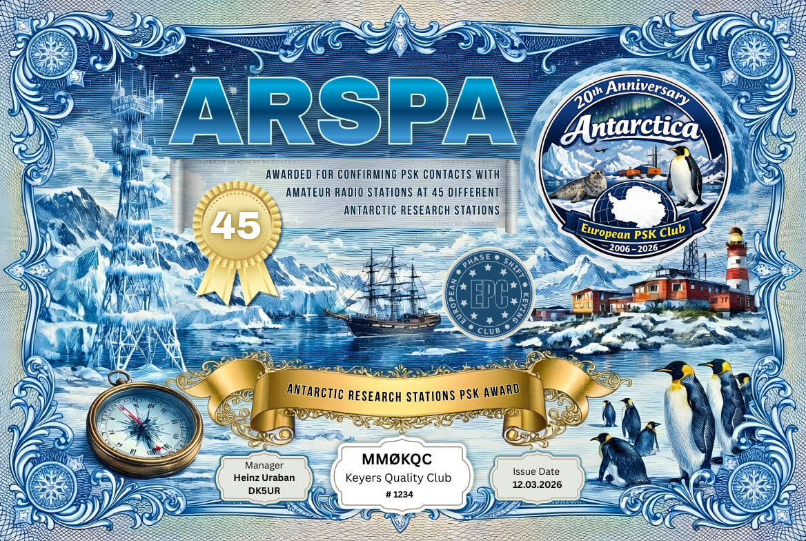 ARSPA 45 certificate design