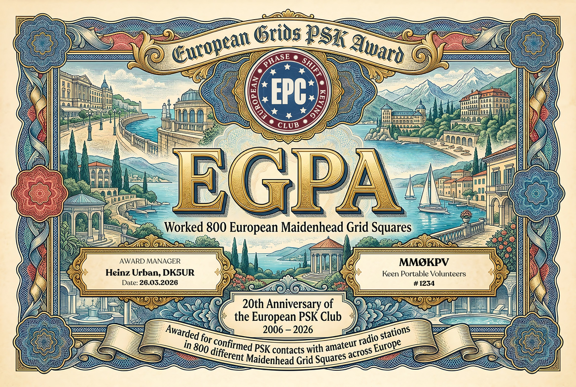 EGPA 800 Award