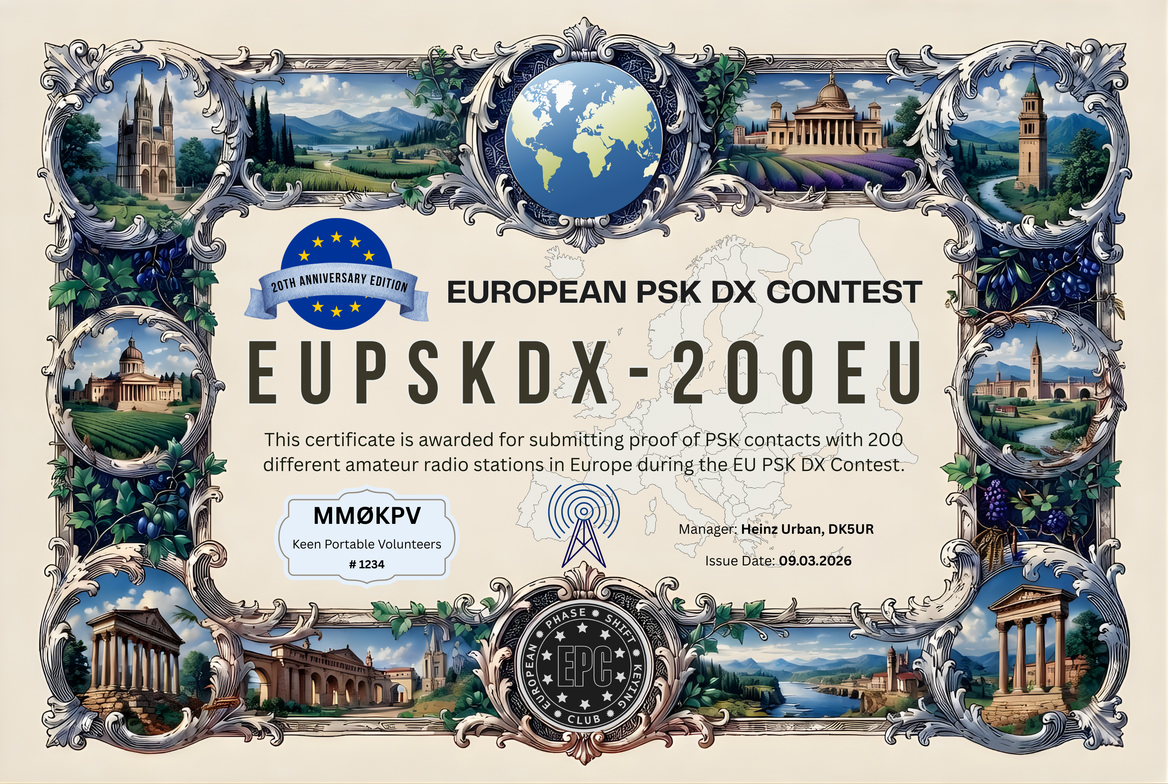 EUPSKDX-200EU certificate