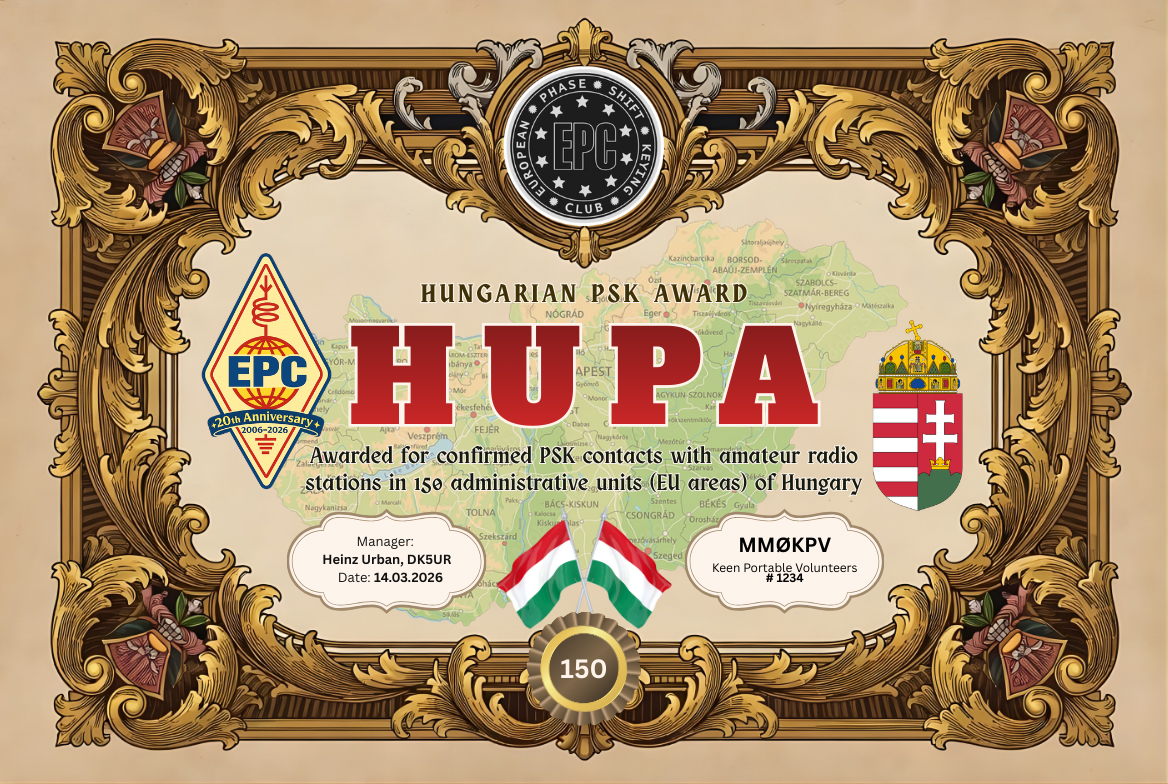 HUPA 150 Award