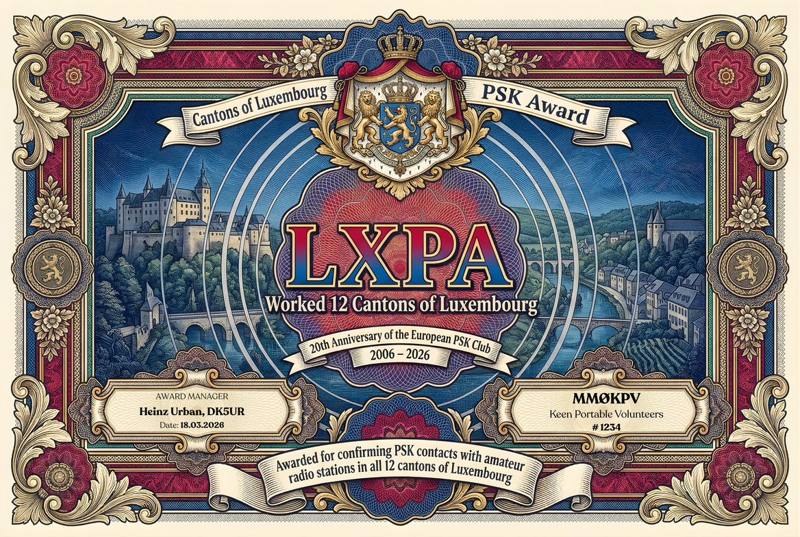 LXPA award for all 12 cantons