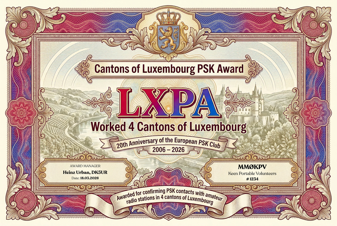 LXPA award for 4 cantons