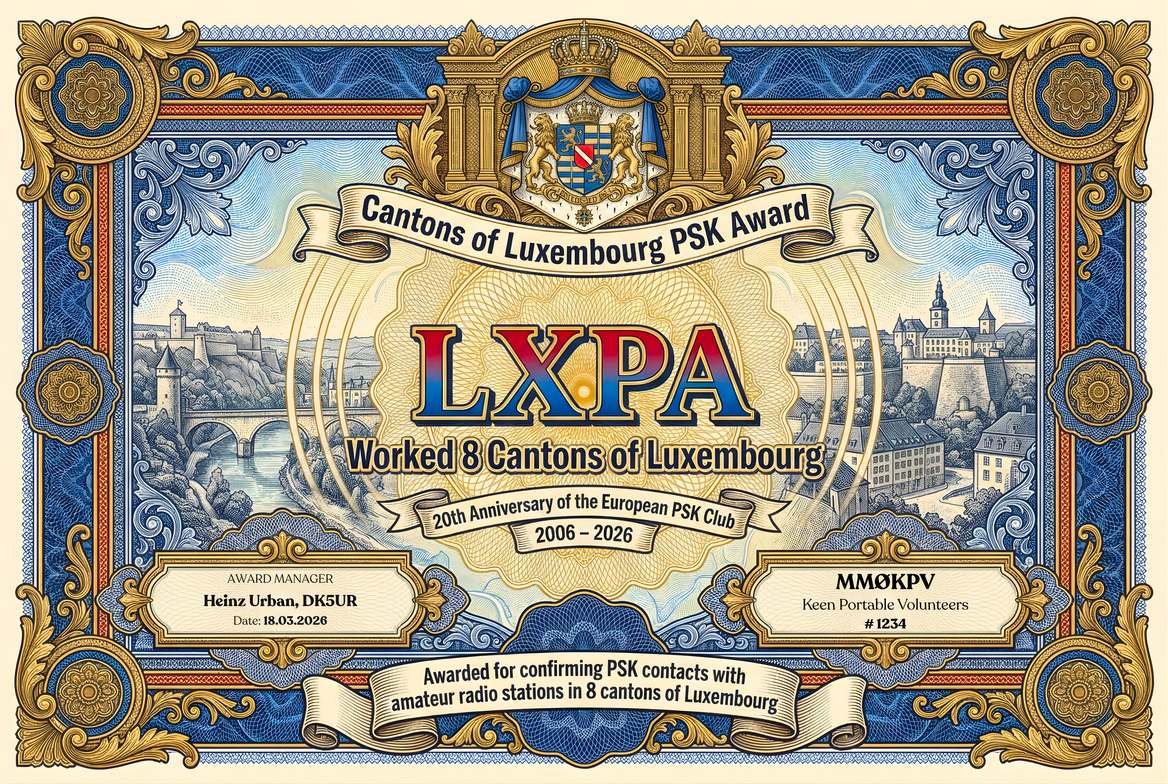 LXPA award for 8 cantons