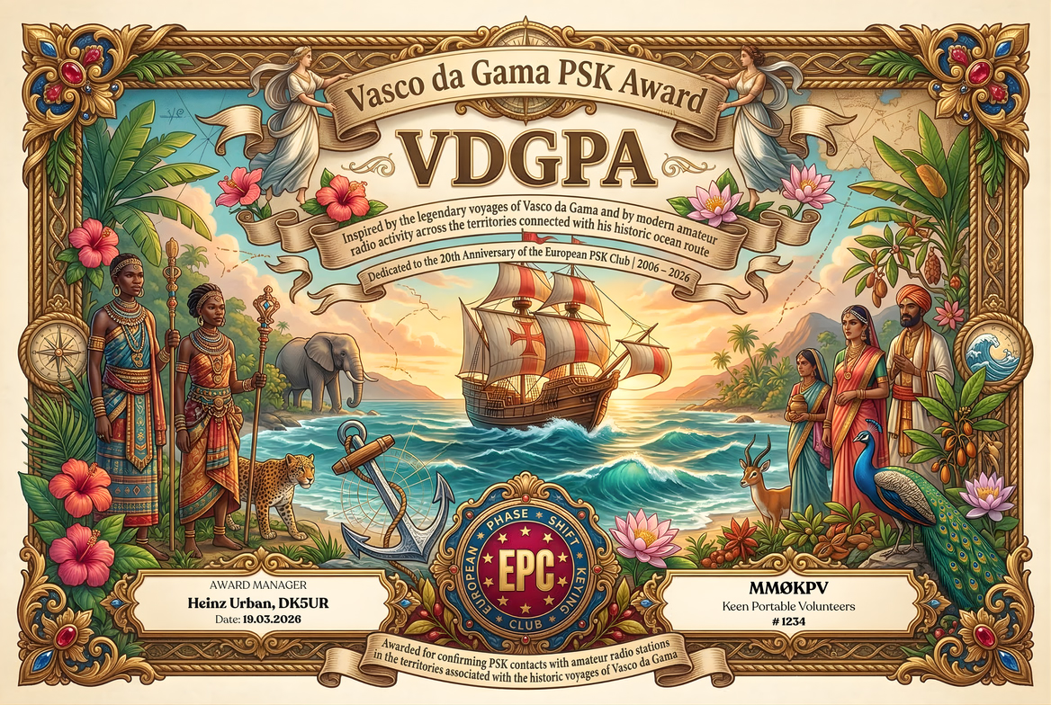 Vasco da Gama PSK Award artwork